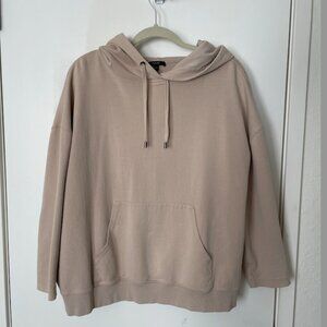 Massimo Dutti Cotton Hoodie in Beige Size M-L